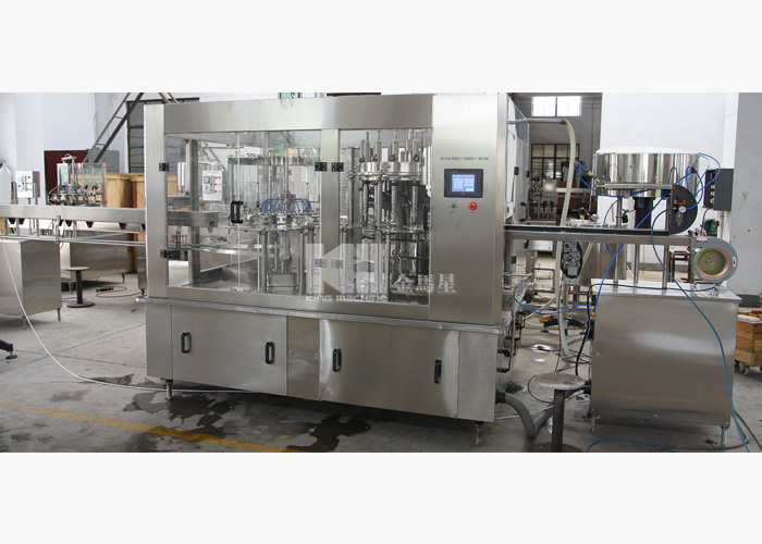 玻璃瓶雞尾酒含氣飲料灌裝機