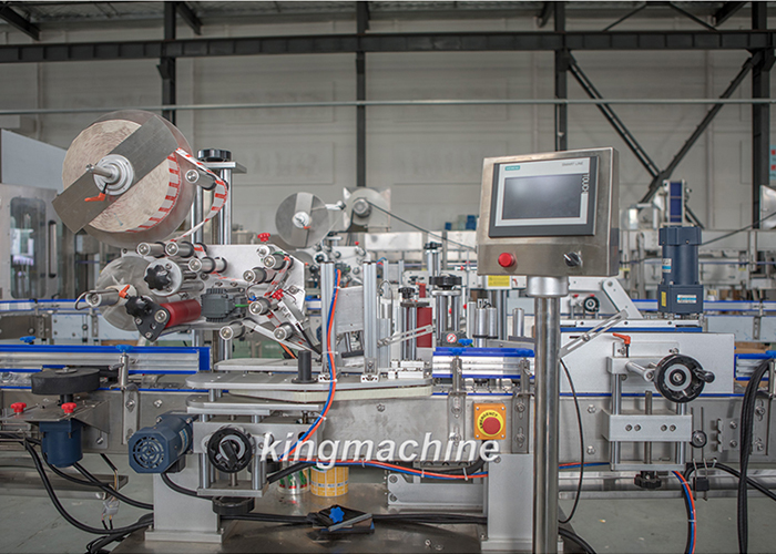 兩面貼標機（瓶身、頂部T標）